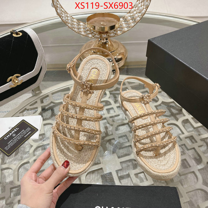 Women Shoes-Chanel fake high quality ID: SX6903 $: 119USD