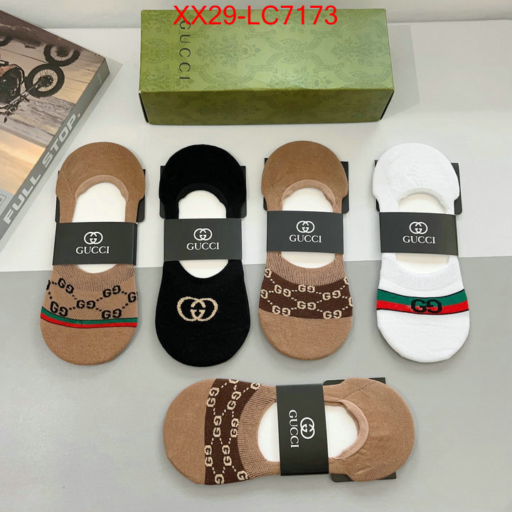 Sock-Gucci where could you find a great quality designer ID: LC7173 $: 29USD