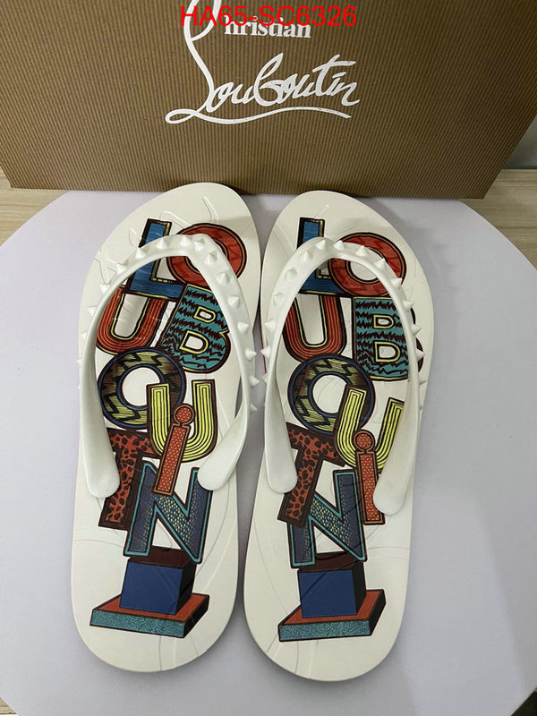Men Shoes-Christian Louboutin top fake designer ID: SC6326 $: 65USD