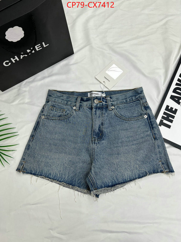Clothing-Chanel copy ID: CX7412 $: 79USD