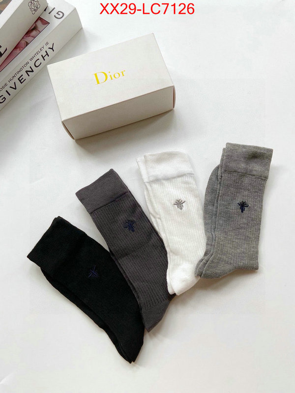 Sock-Dior luxury fashion replica designers ID: LC7126 $: 29USD