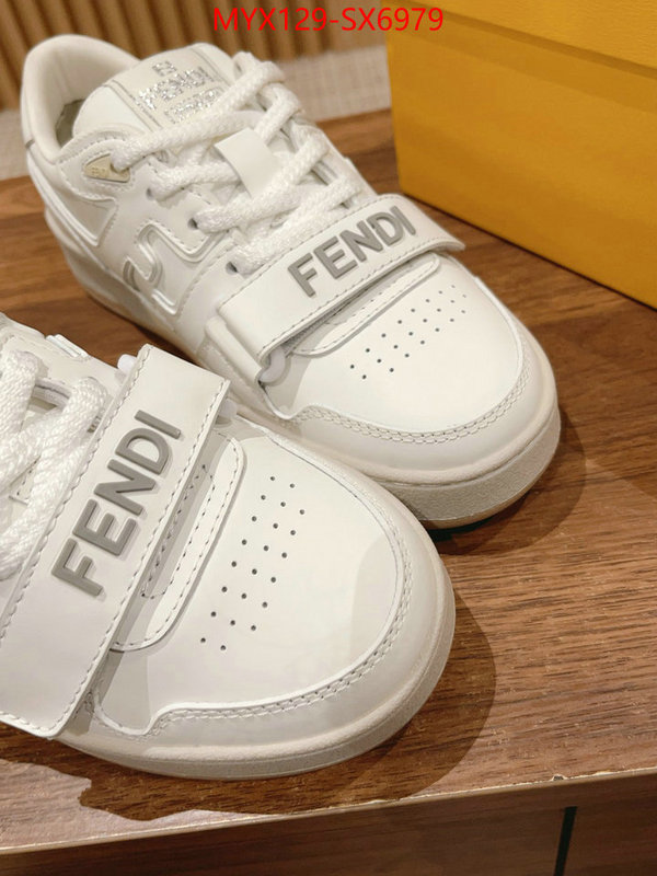 Men Shoes-Fendi 1:1 replica ID: SX6979 $: 129USD