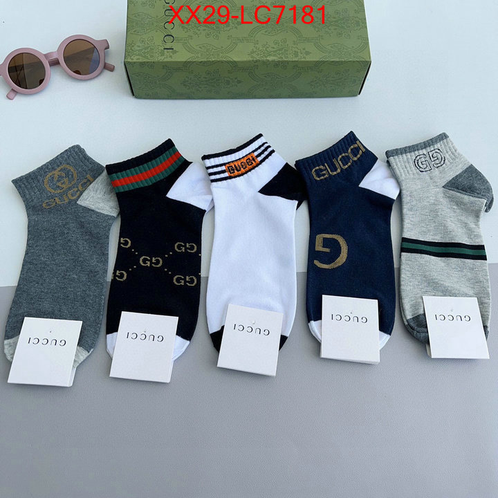 Sock-Gucci where can you buy replica ID: LC7181 $: 29USD