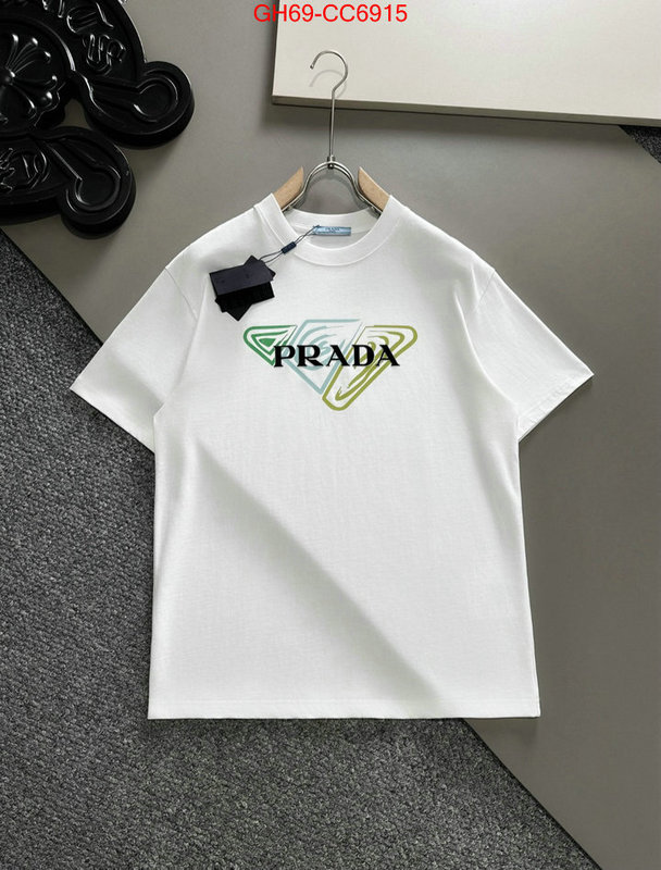 Clothing-Prada best wholesale replica ID: CC6915 $: 69USD