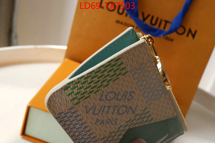 LV Bags(TOP)-Wallet best replica new style ID: TX7503 $: 69USD,