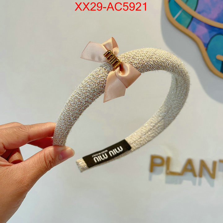 Hair band-MIU MIU replica 1:1 ID: AC5921 $: 29USD