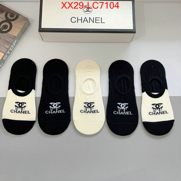 Sock-Chanel high quality customize ID: LC7104 $: 29USD