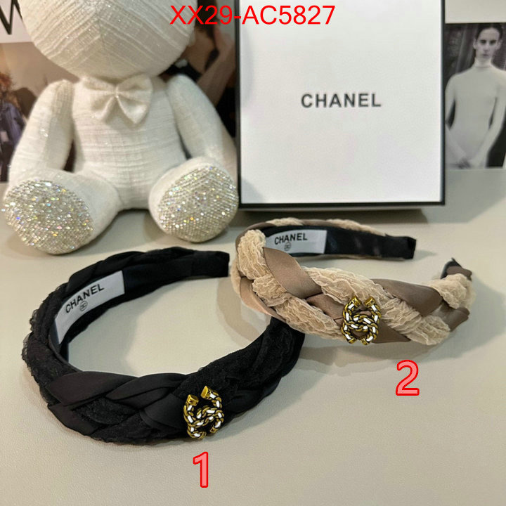 Hair band-Chanel top quality fake ID: AC5827 $: 29USD