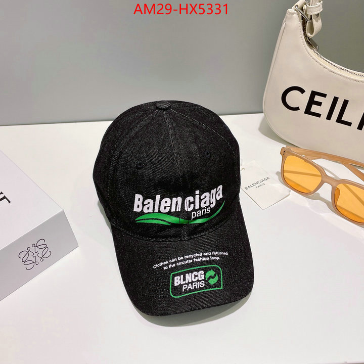 Cap(Hat)-Balenciaga where to buy fakes ID: HX5331 $: 29USD