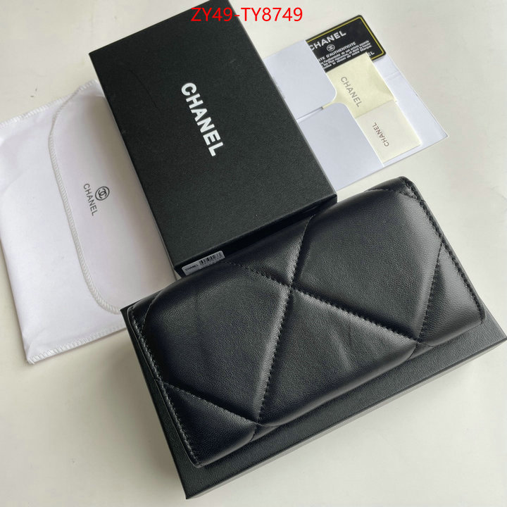 Chanel Bags(4A)-Wallet- buy best high-quality ID: TY8749 $: 49USD,