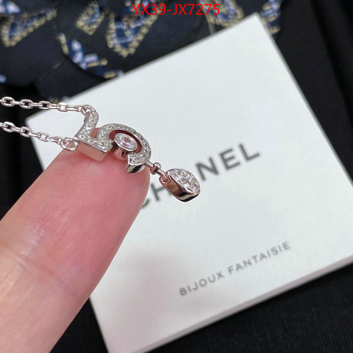 Jewelry-Chanel wholesale replica shop ID: JX7275 $: 39USD