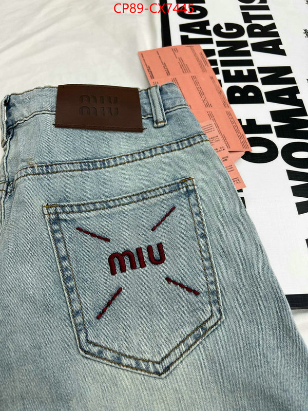 Clothing-MIU MIU online china ID: CX7445 $: 89USD