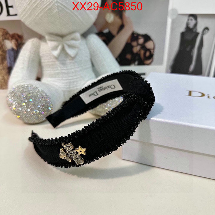 Hair band-Dior luxury fashion replica designers ID: AC5850 $: 29USD