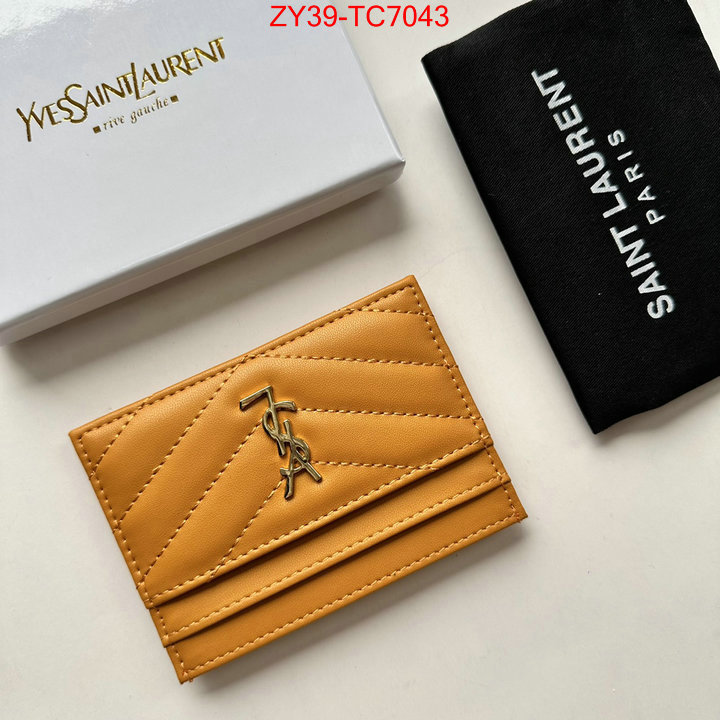 YSL Bags(4A)-Wallet- best replica 1:1 ID: TC7043 $: 39USD,