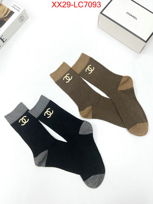 Sock-Chanel shop the best high authentic quality replica ID: LC7093 $: 29USD