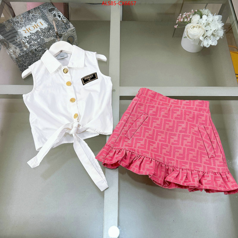 Kids clothing-Fendi where quality designer replica ID: CX6657 $: 85USD