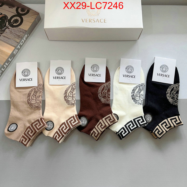 Sock-Versace what's the best to buy replica ID: LC7246 $: 29USD