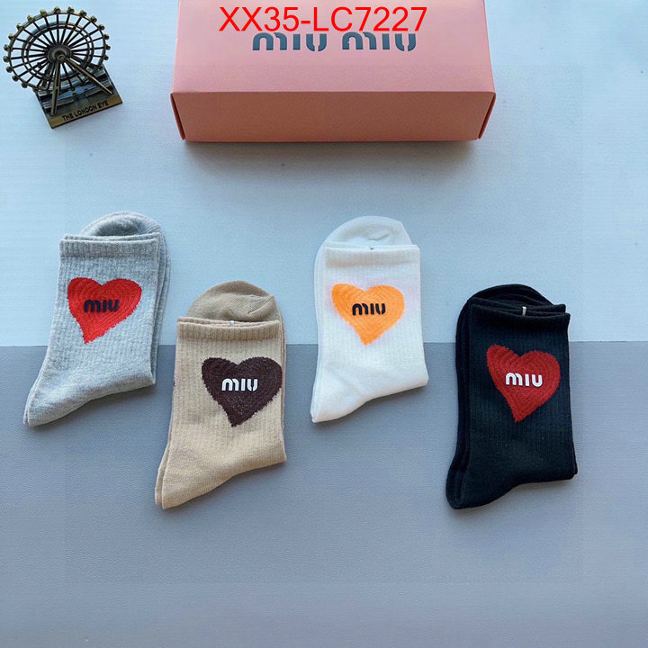 Sock-Miu Miu what is a 1:1 replica ID: LC7227 $: 35USD