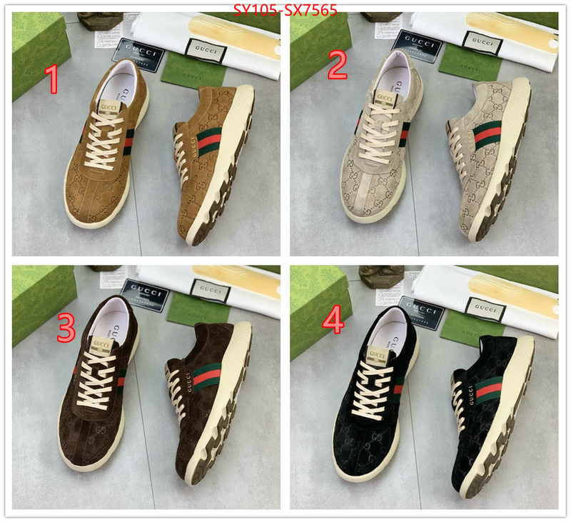 Men Shoes-Gucci 1:1 clone ID: SX7565 $: 105USD