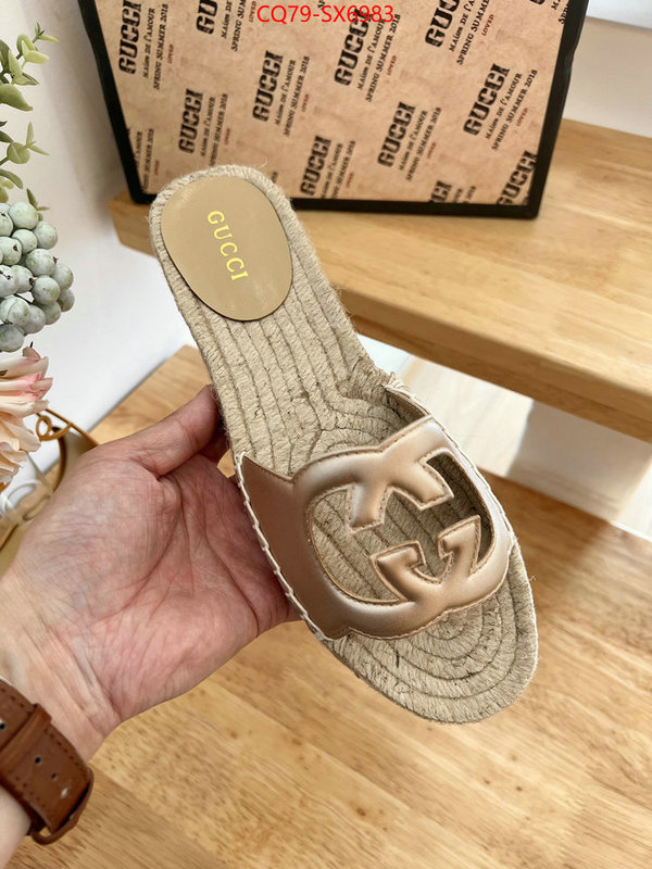 Women Shoes-Gucci best quality fake ID: SX6983 $: 79USD