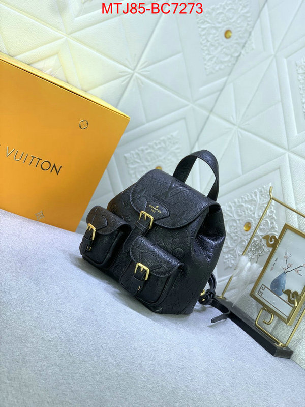 LV Bags(4A)-Backpack- customize best quality replica ID: BC7273 $: 85USD,