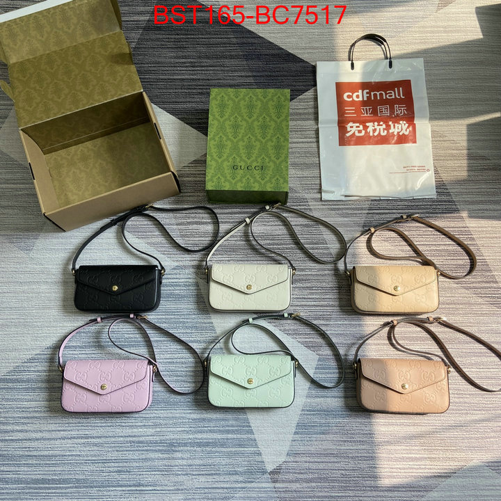 Gucci Bags(TOP)-Crossbody- where to buy high quality ID: BC7517 $: 165USD,