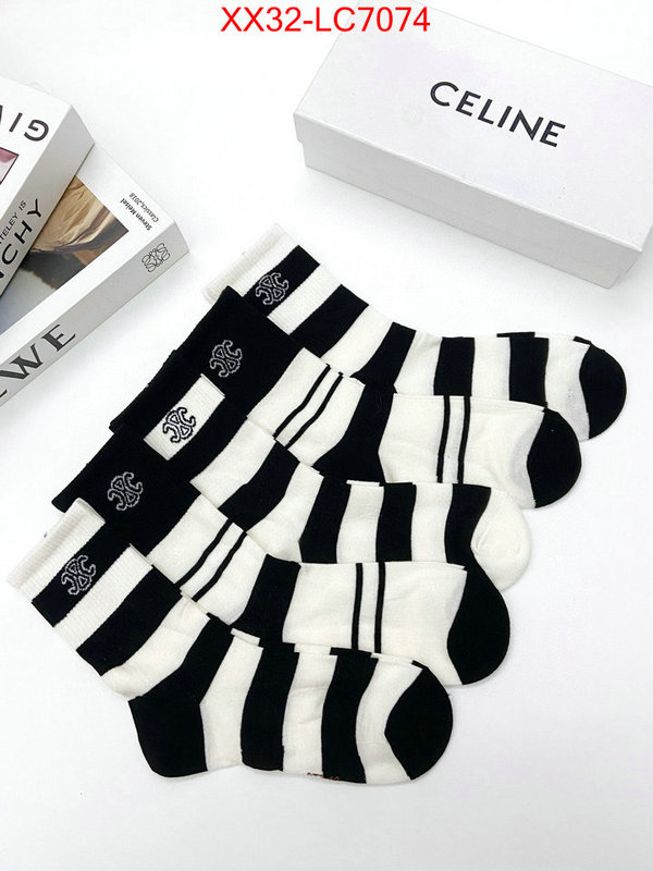 Sock-CELINE at cheap price ID: LC7074 $: 32USD