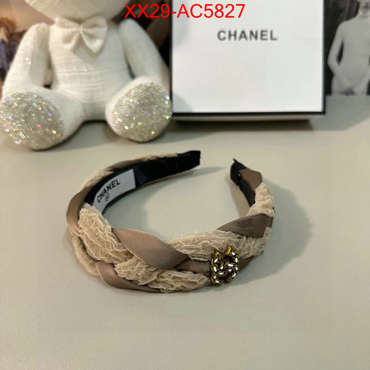 Hair band-Chanel top quality fake ID: AC5827 $: 29USD