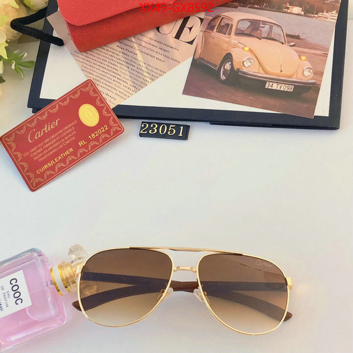 Glasses-Cartier high quality customize ID: GX8592 $: 49USD