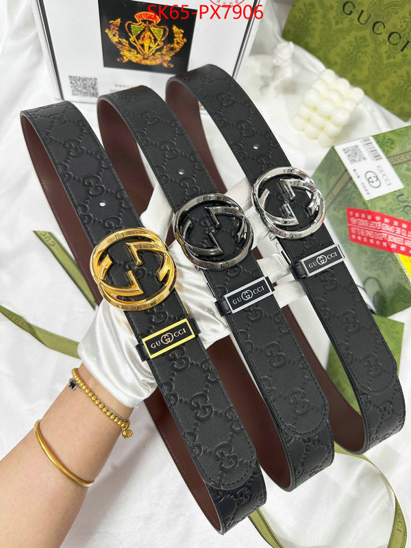 Belts-Gucci top ID: PX7906 $: 65USD