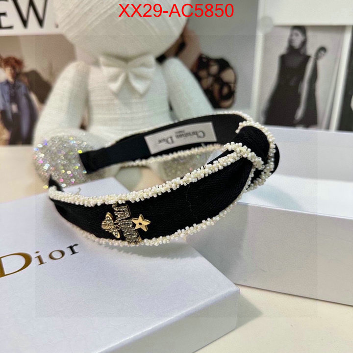Hair band-Dior luxury fashion replica designers ID: AC5850 $: 29USD
