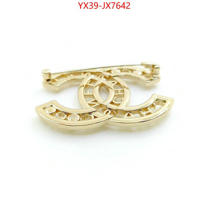 Jewelry-Chanel designer fashion replica ID: JX7642 $: 39USD