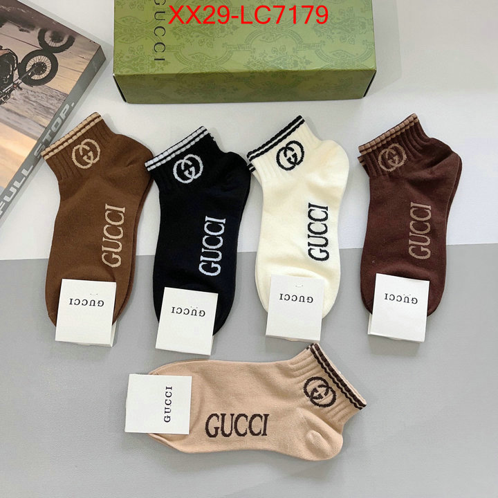 Sock-Gucci high quality online ID: LC7179 $: 29USD
