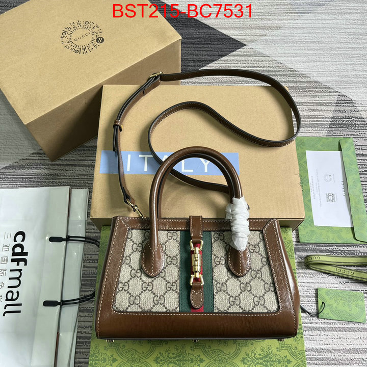 Gucci Bags(TOP)-Handbag- 2024 replica ID: BC7531 $: 215USD,