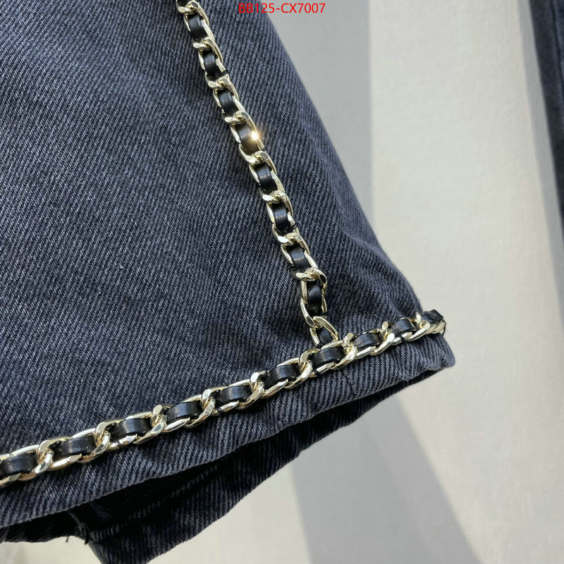 Clothing-Chanel best replica quality ID: CX7007 $: 125USD