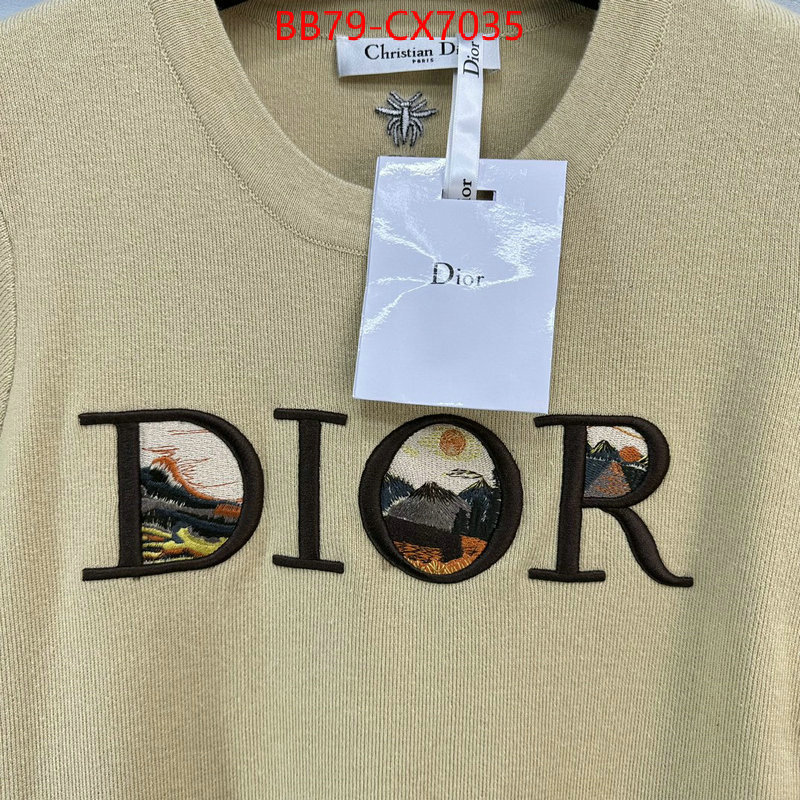 Clothing-Dior what is aaaaa quality ID: CX7035 $: 79USD