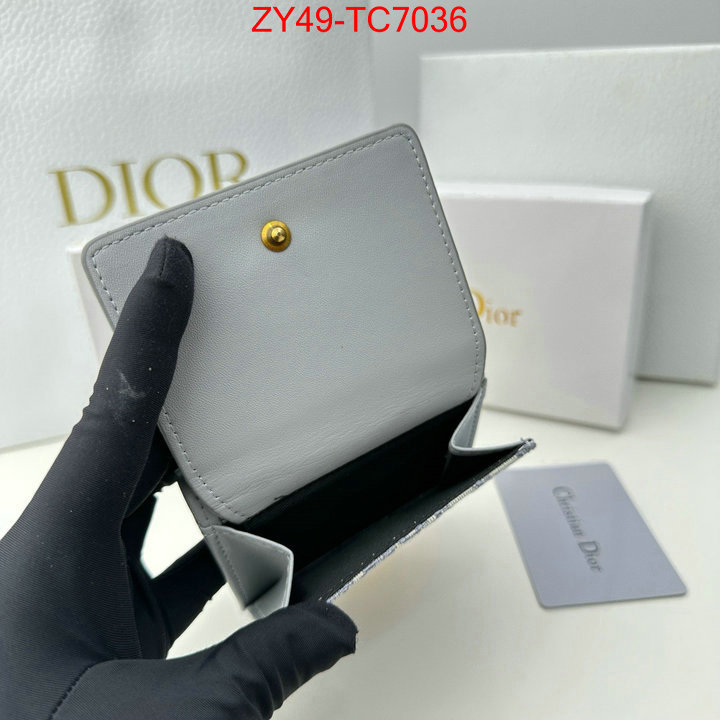 Dior Bags(4A)-Wallet- replica best ID: TC7036 $: 49USD,