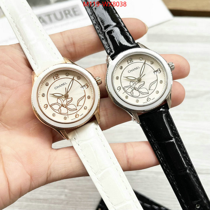 Watch(4A)-Chanel same as original ID: WX8038 $: 119USD