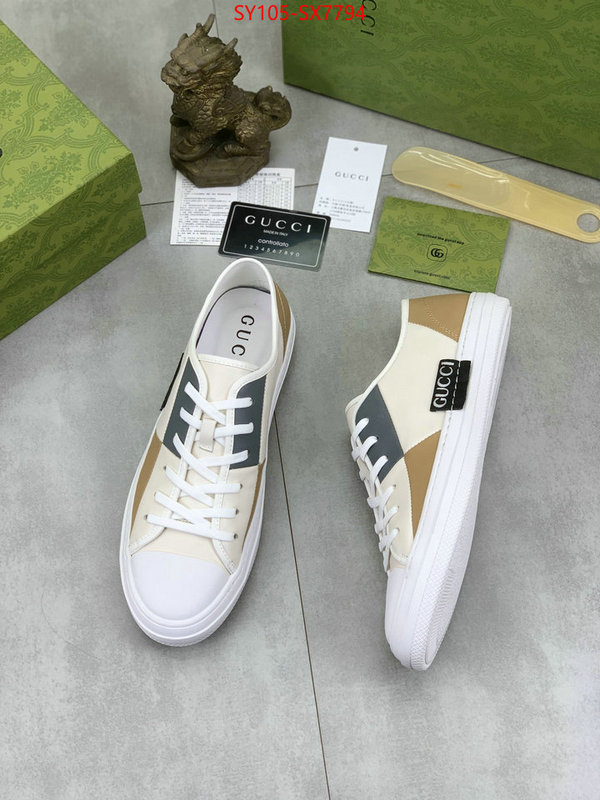 Men Shoes-Gucci best knockoff ID: SX7794 $: 105USD