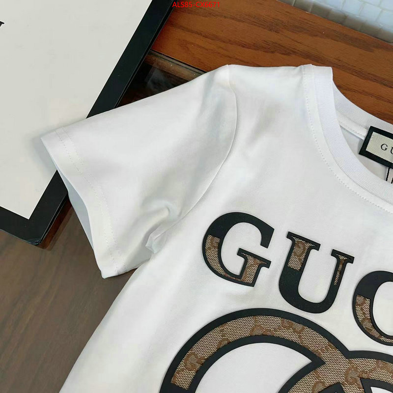 Kids clothing-Gucci where can i buy the best 1:1 original ID: CX6671 $: 85USD