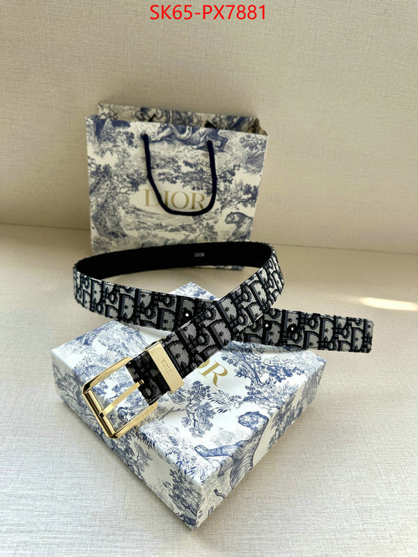 Belts-Dior online shop ID: PX7881 $: 65USD