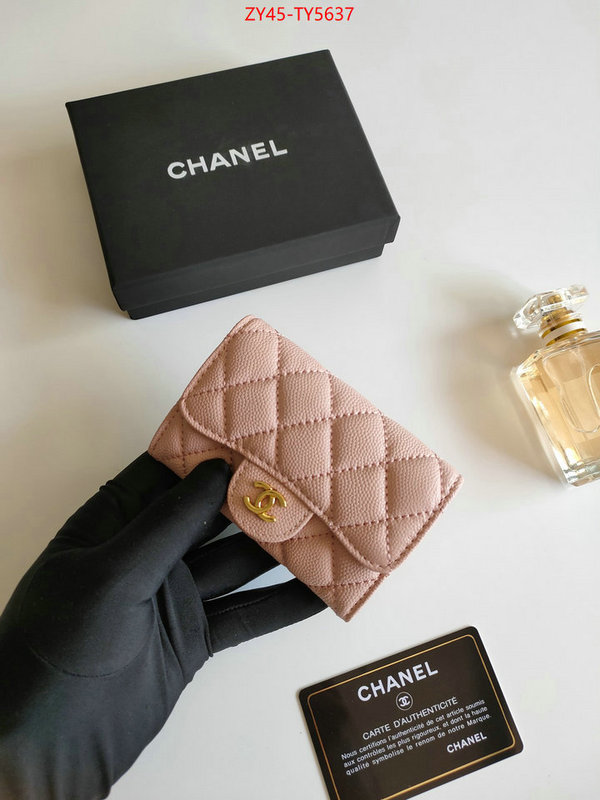 Chanel Bags(4A)-Wallet- replica aaaaa+ designer ID: TY5637 $: 45USD,