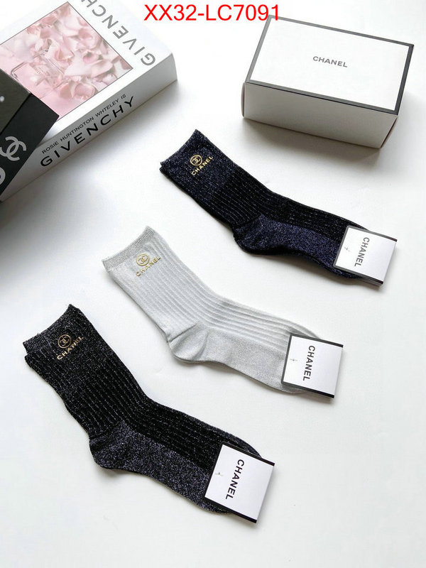Sock-Chanel exclusive cheap ID: LC7091 $: 32USD