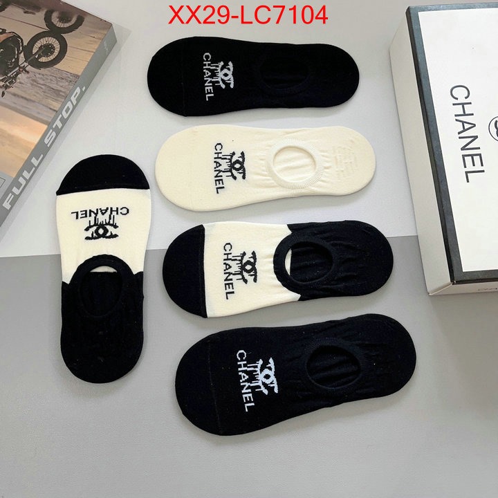Sock-Chanel high quality customize ID: LC7104 $: 29USD