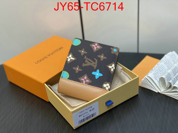 LV Bags(TOP)-Wallet 2024 replica wholesale cheap sales online ID: TC6714 $: 65USD,