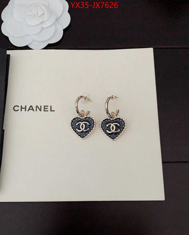Jewelry-Chanel the best ID: JX7626 $: 35USD