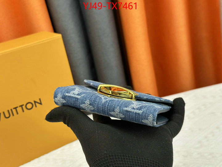 LV Bags(4A)-Wallet where could you find a great quality designer ID: TX7461 $: 49USD,