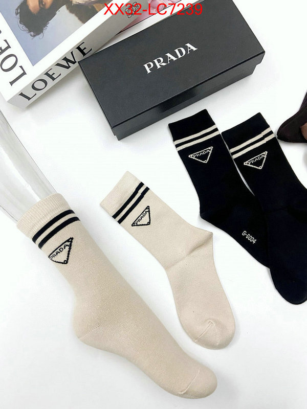 Sock-Prada buying replica ID: LC7239 $: 32USD