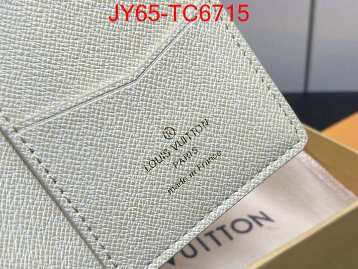 LV Bags(TOP)-Wallet only sell high-quality ID: TC6715 $: 65USD,