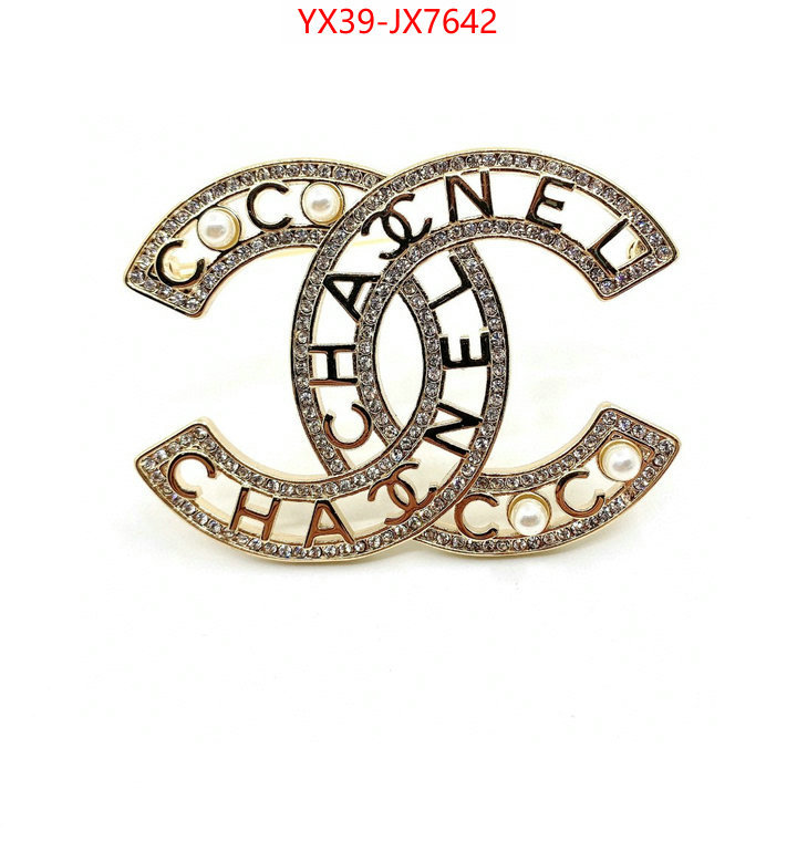 Jewelry-Chanel designer fashion replica ID: JX7642 $: 39USD